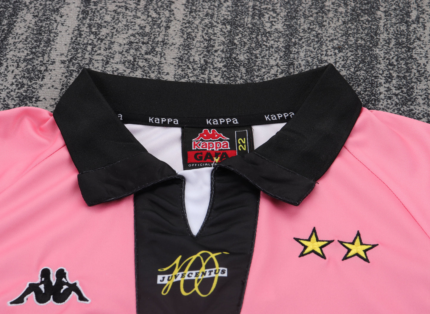Kit Infantil Juventus Away 97/98 Retrô - Rosa