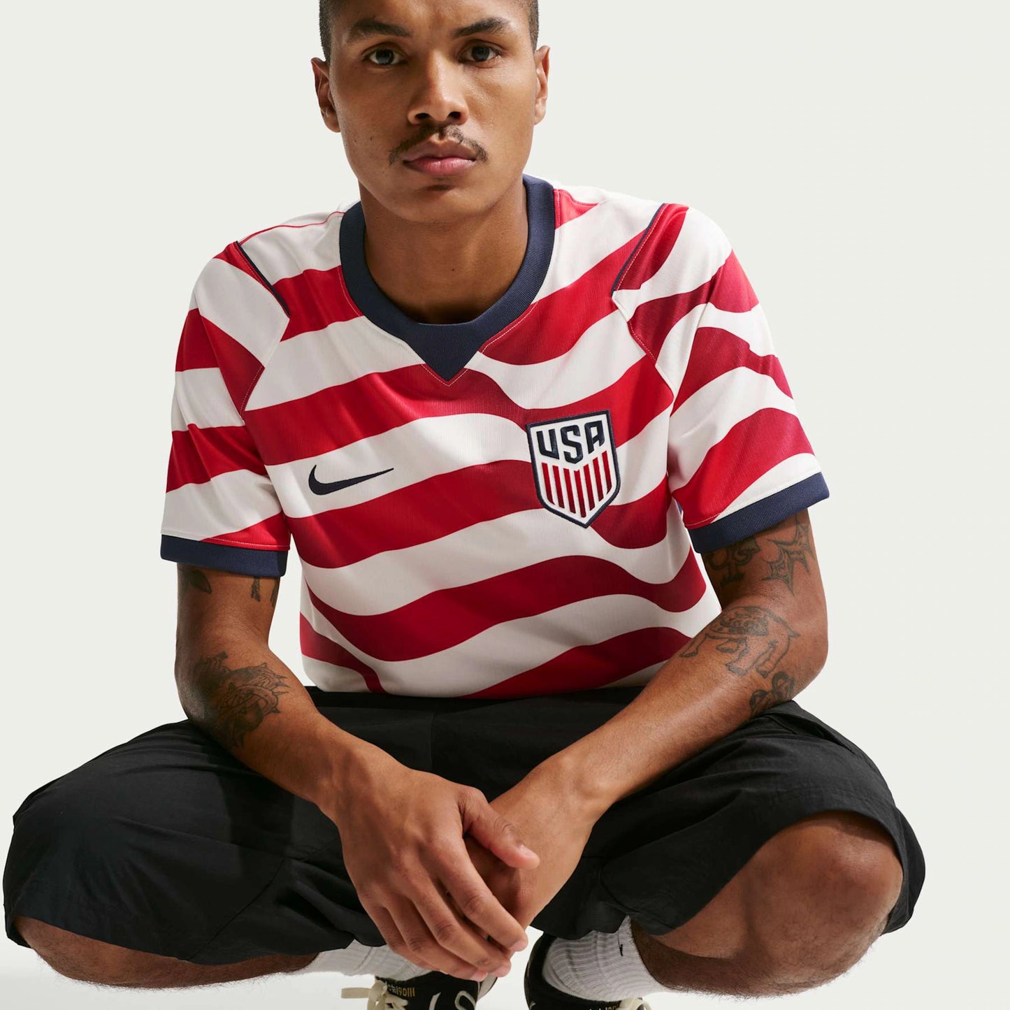 EUA Home 26/27 Torcedor Nike - Branco e Vermelho