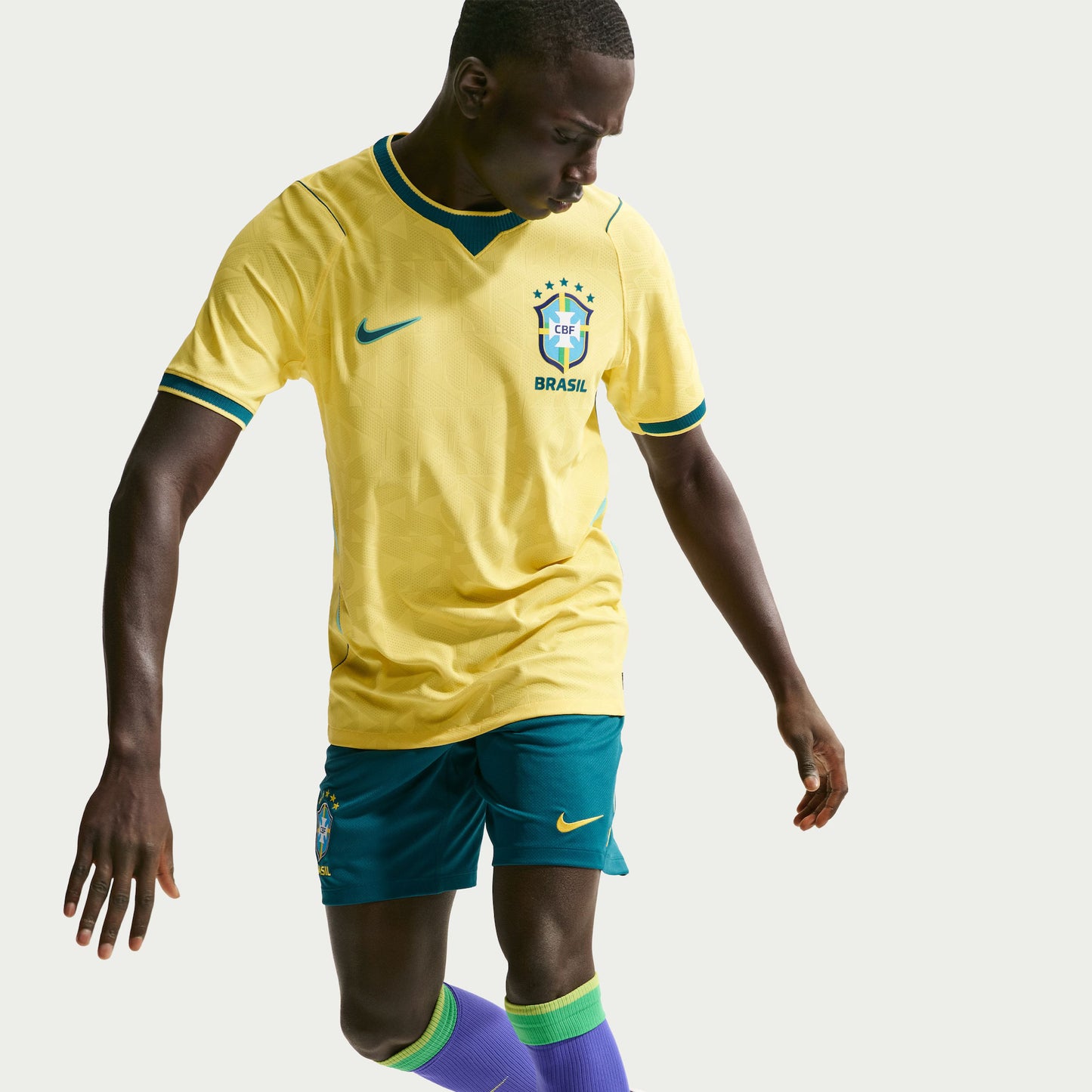 Brasil Home 26/27 Jogador Nike Masculina - Amarela