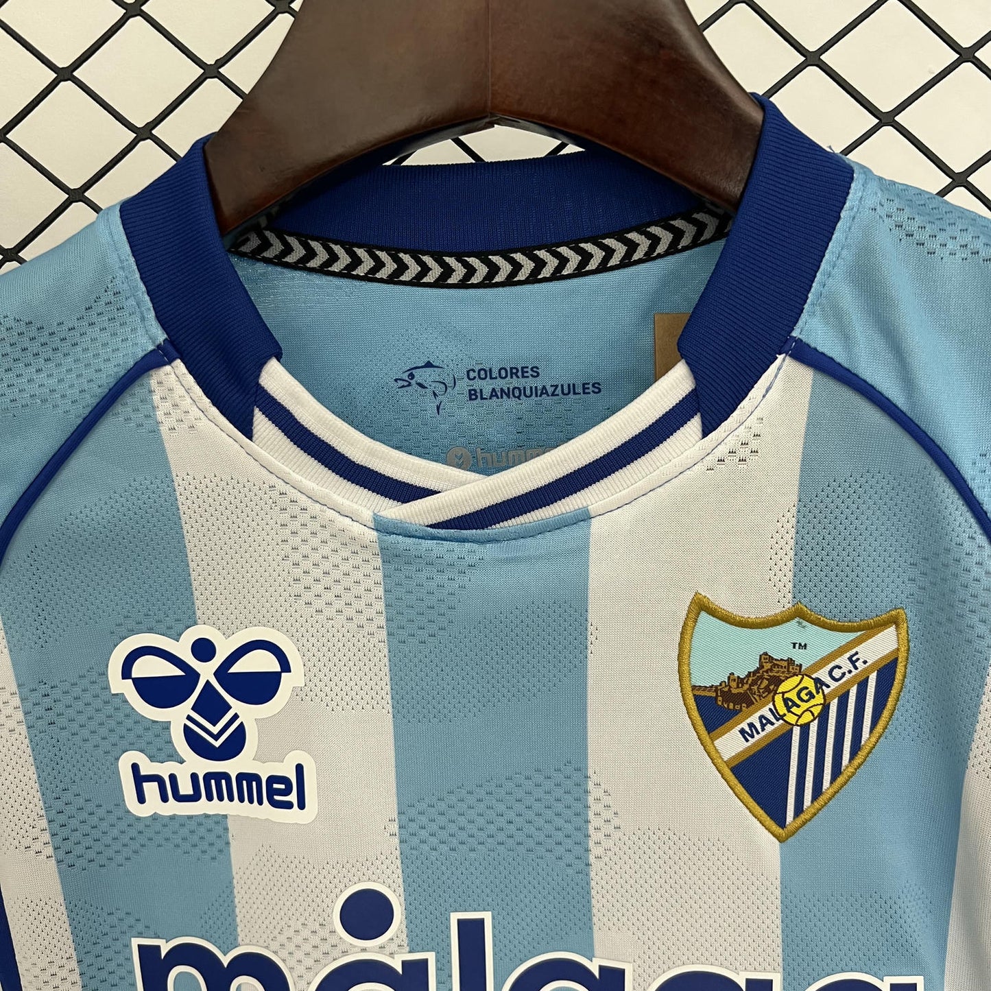 Kit Infantil Malaga Home 25/26 - Azul e Branco