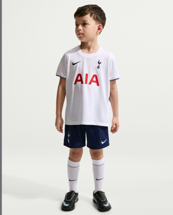 Kit Infantil Tottenham Home 26/27 - Branco
