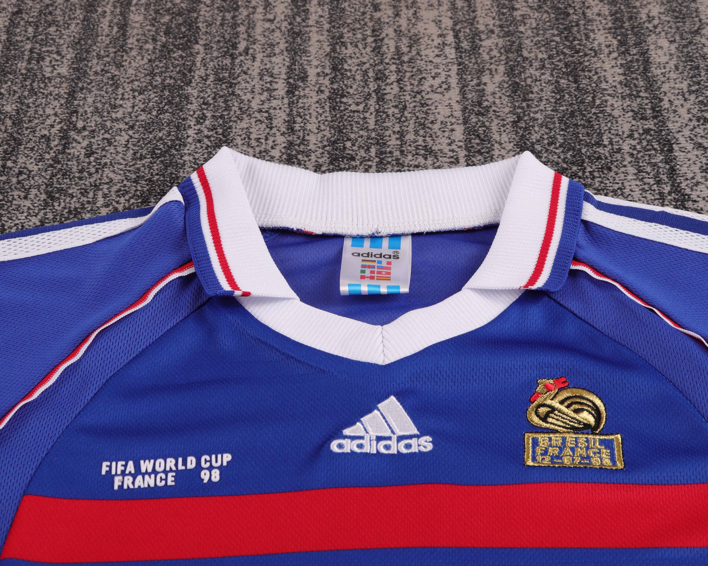 Kit Infantil França Home Retro 1998 - Azul