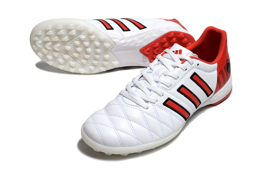 Chuteira Society Adidas adiPURE 11 Pro X PD25 Trx FG - Branca e Vermelho