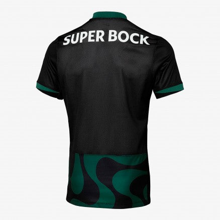 Sporting Away 25/26 Torcedor Nike - Preto e Verde