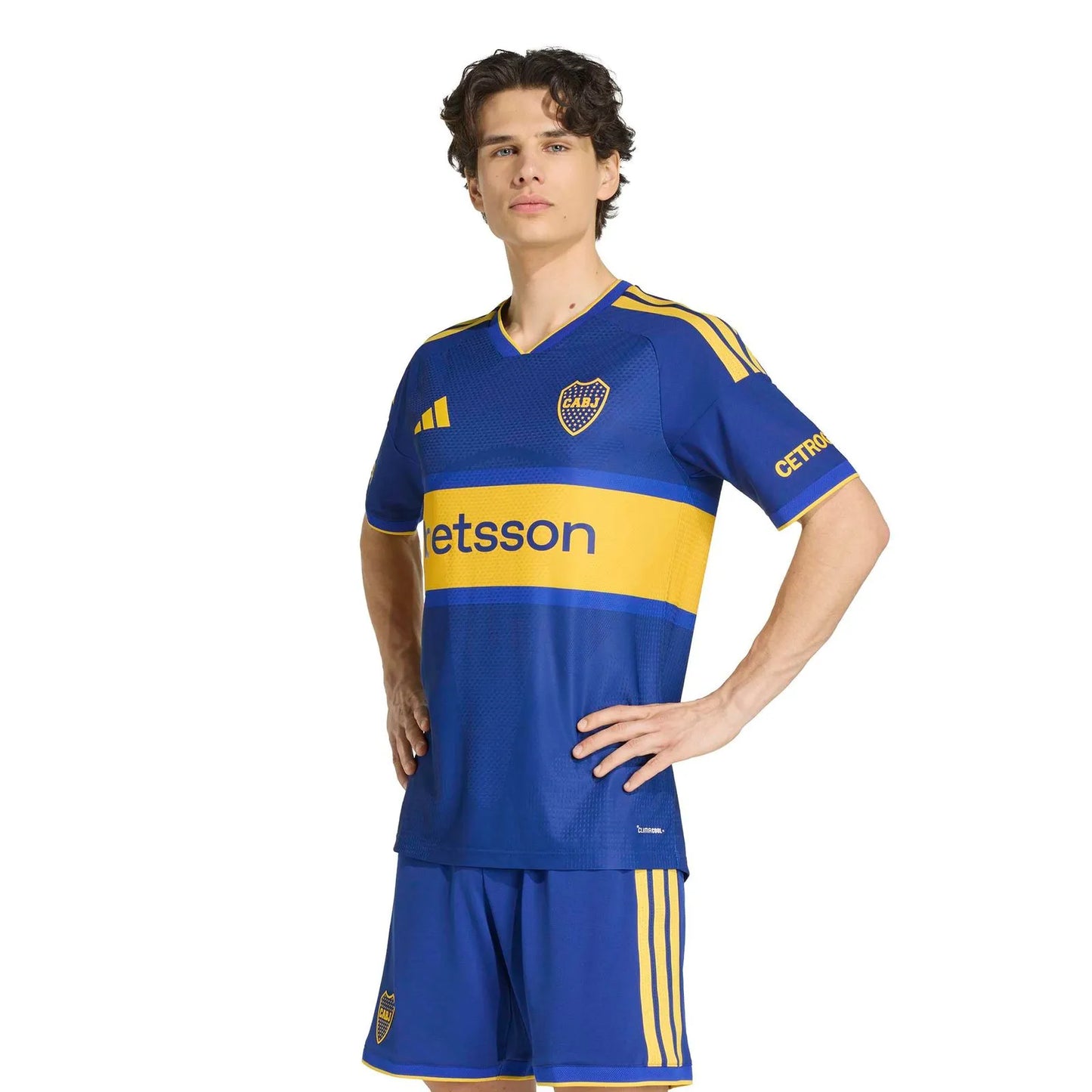 Boca Jrs Home 26/27 Jogador Masculino Adidas - Azul e Amarelo