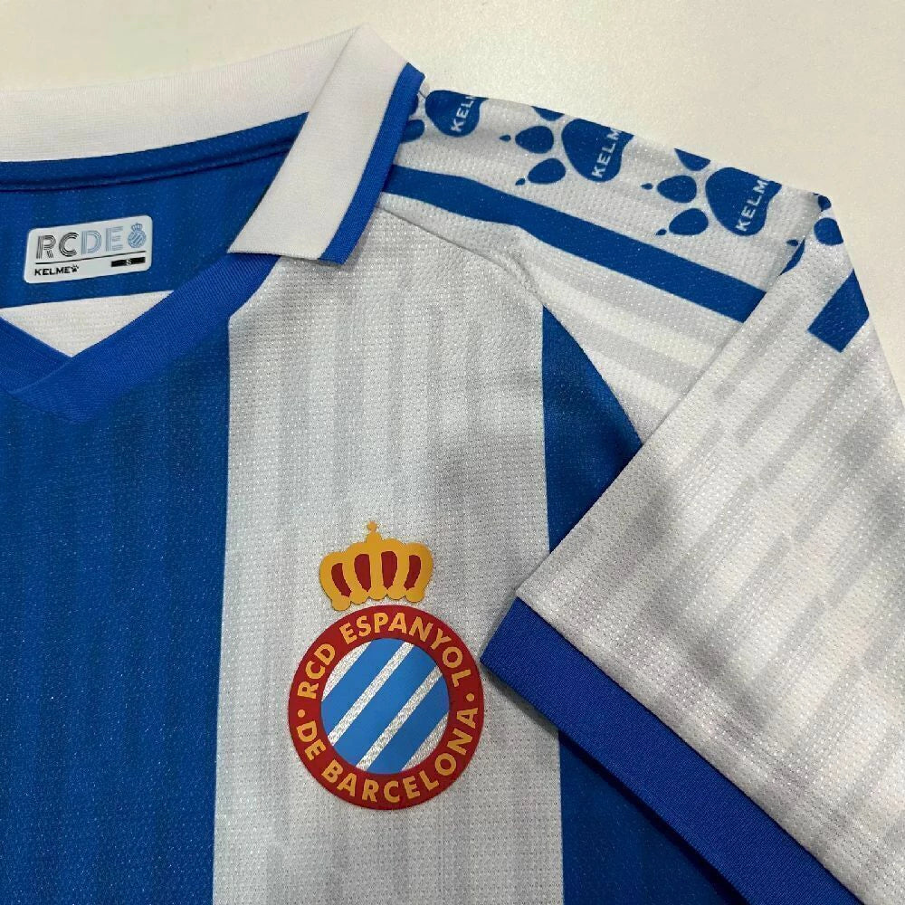 Espanyol Home 25/26 Torcedor Kelme - Azul e Branco