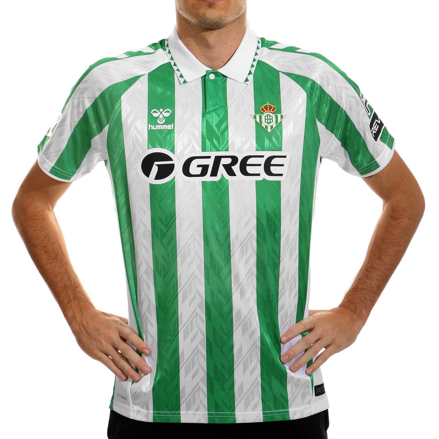 Real Betis Home 24/25 Torcedor Hummel - Verde e Branco