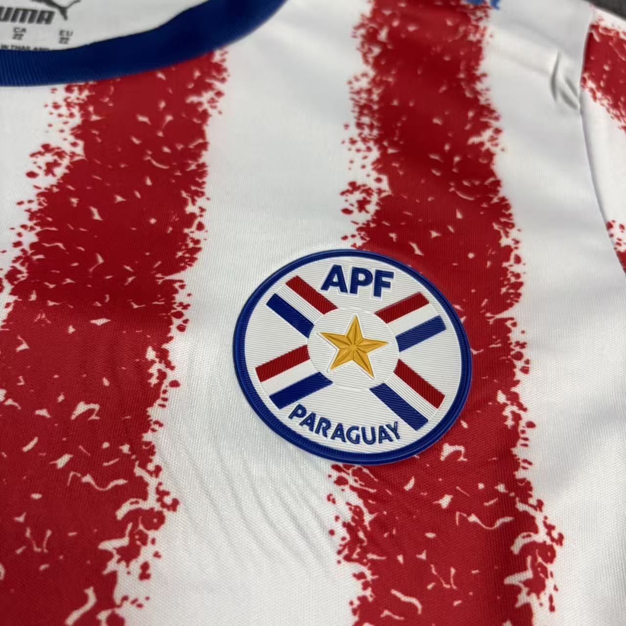 Kit Infantil Paraguai Home 26/27 - Branco e Vermelho