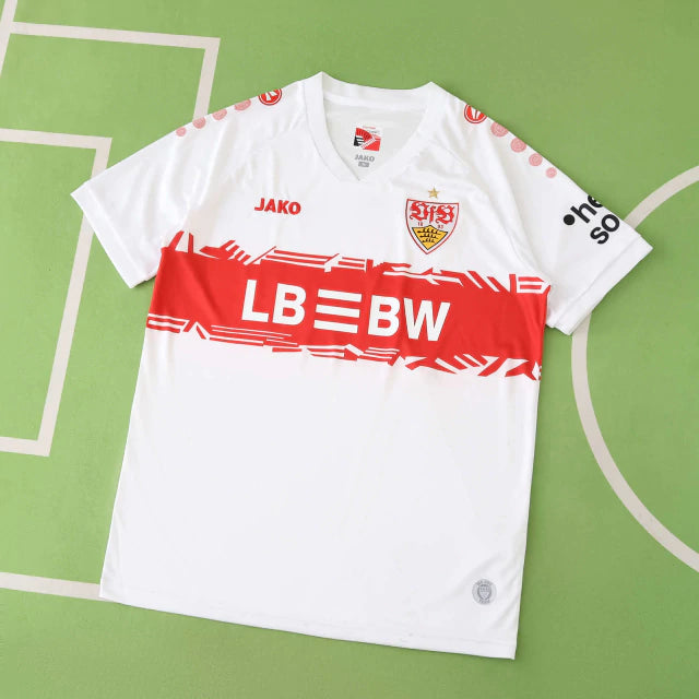 Stuttgart Home 25/26 Jako - Branca e Vermelho