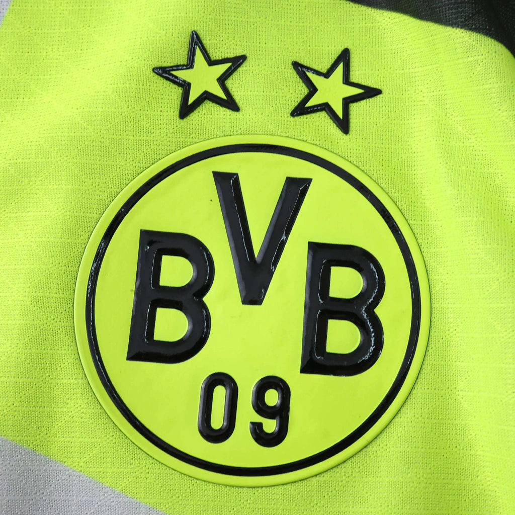 Borussia Dortmund Away 25/26 Jogador Puma - Cinza