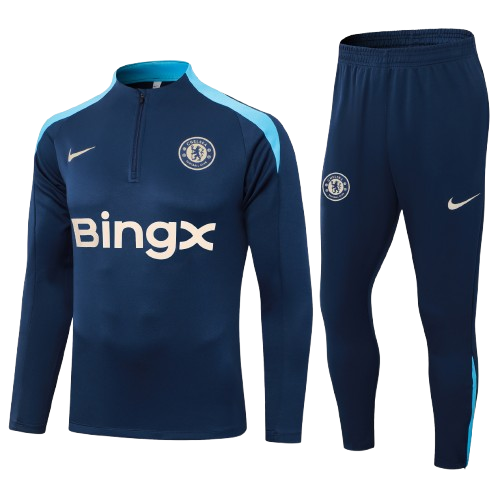 Kit Treino Agasalho + Calça Chelsea - Azul