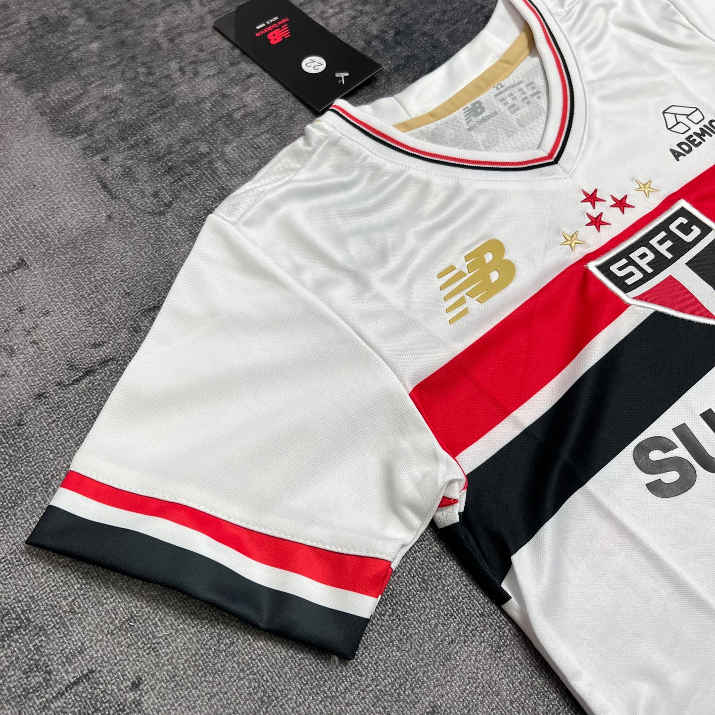 Kit Infantil São Paulo Home 25/26 - Branco