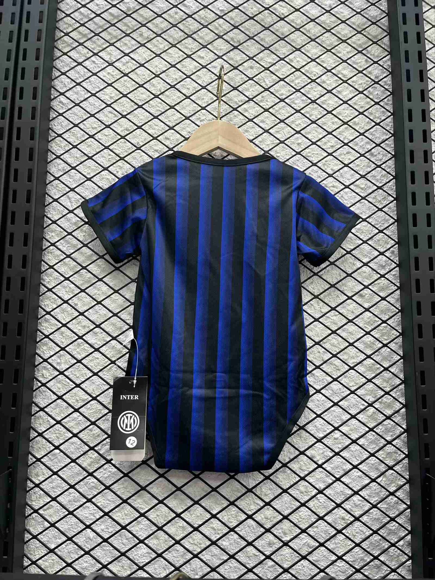 Body Bebê Infantil Inter de Milão Home 25/26 - Azul e Preto
