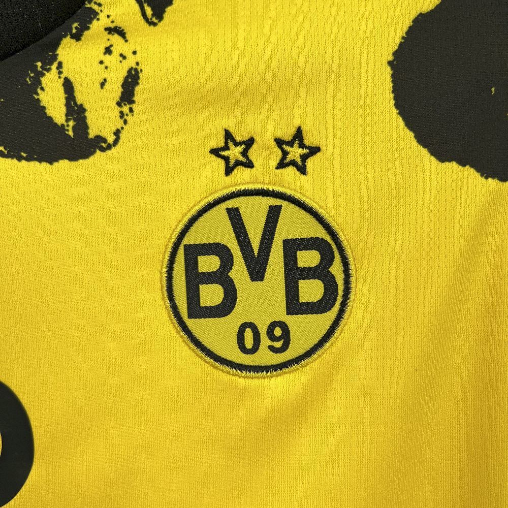 Kit Infantil Borussia Dortmund Home 25/26 - Amarela