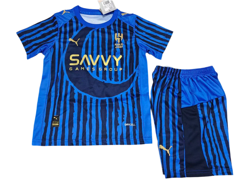 Kit Infantil Al Hilal Home 25/26 - Azul