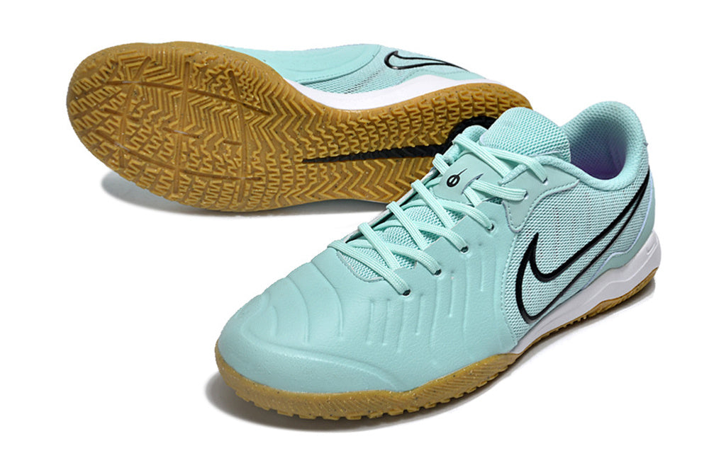 Chuteira Futsal Nike Tiempo Legend 10 Academy IC - Turquesa