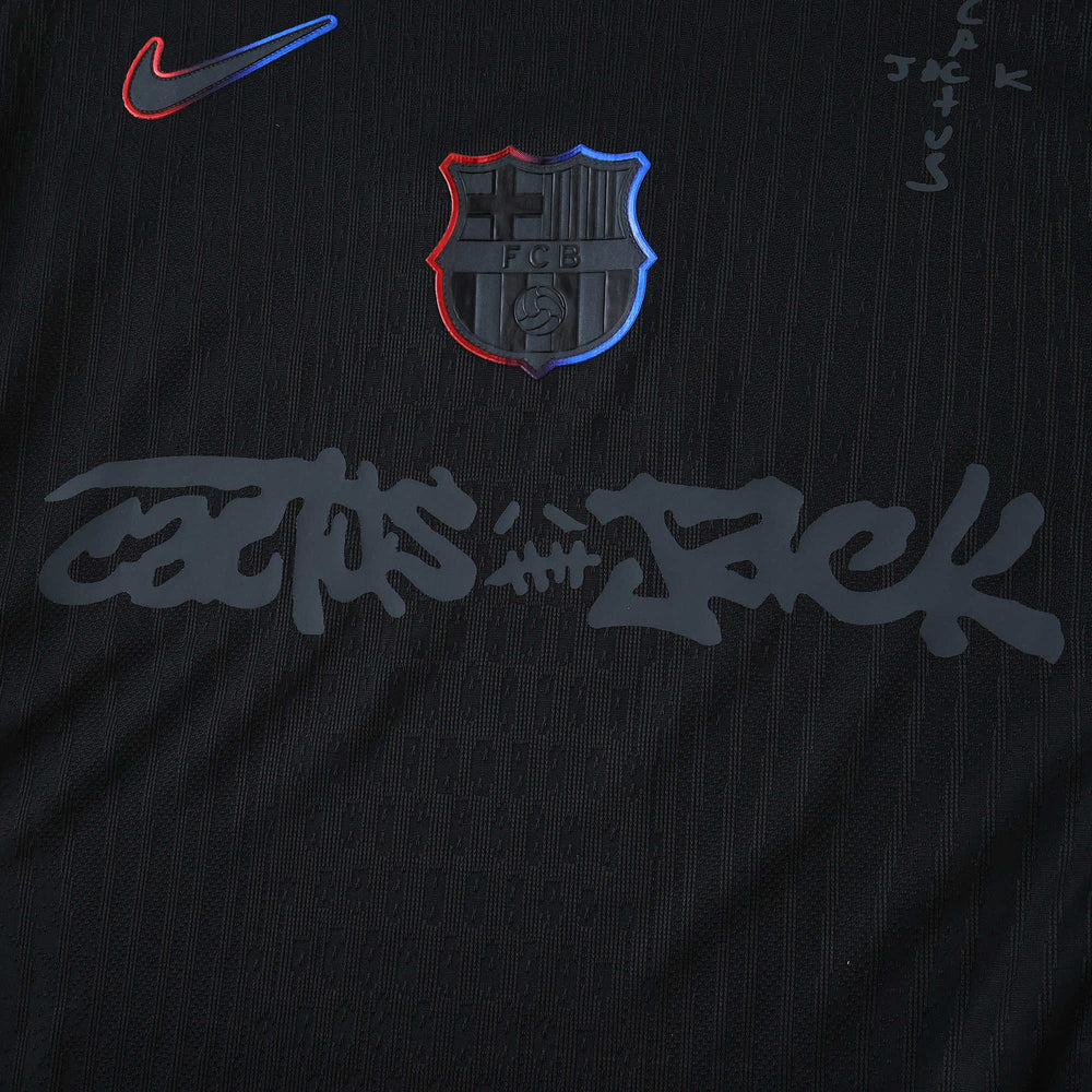 Barcelona Away Travis Scott 24/25 Torcedor Nike - Preta