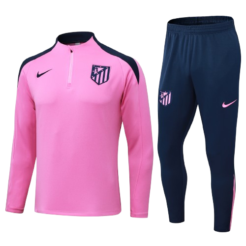 Kit Treino Agasalho + Calça Atletico de Madrid - Rosa