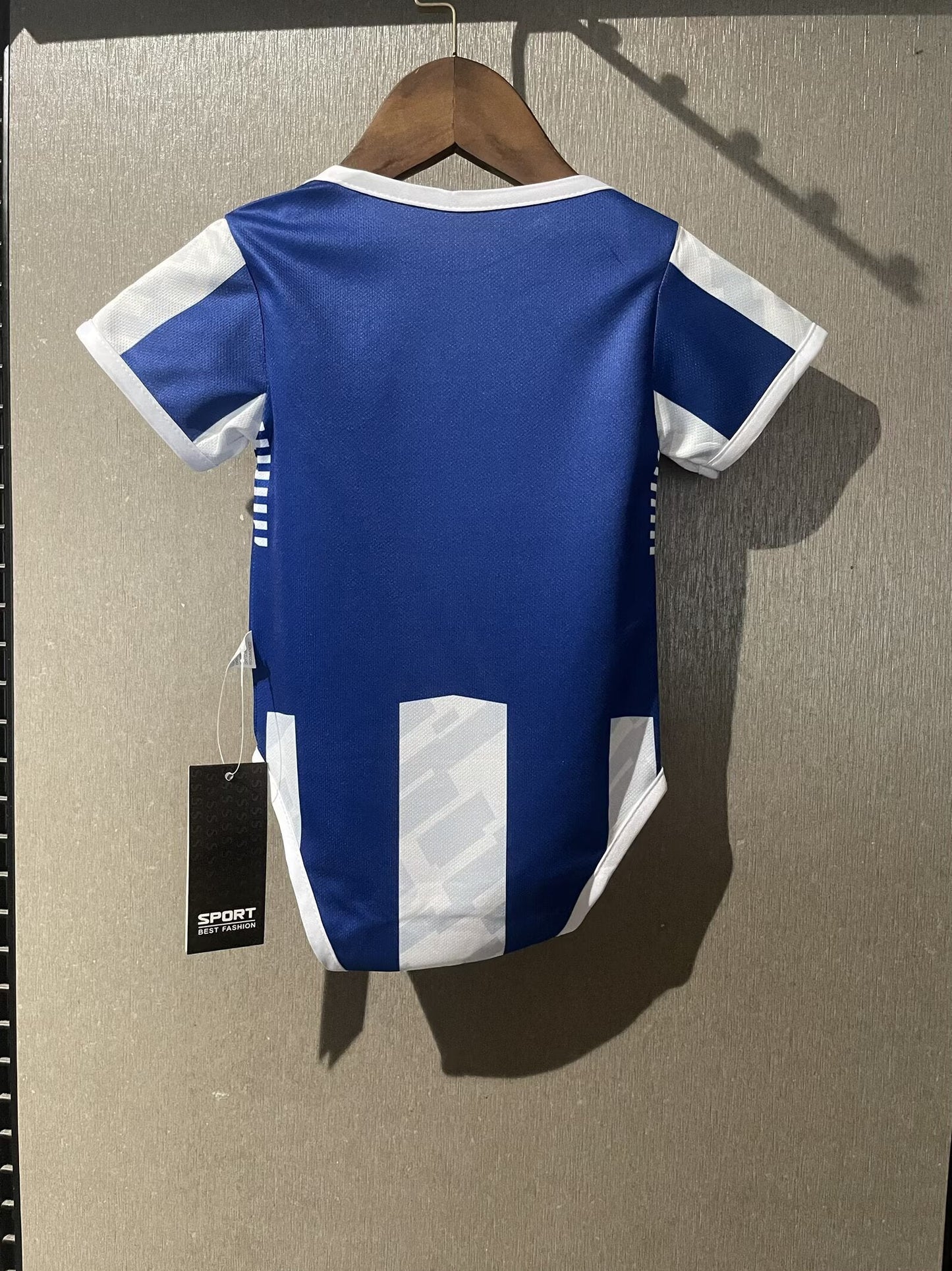 Body Bebê Infantil Porto Home 25/26 Unissex - Branco e Azul
