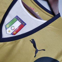 Itália Goleiro Retrô 2006 Puma - Dourada