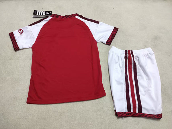 Kit Infantil Arsenal Home 26/27 - Vermelho e Branco