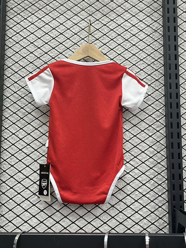 Body Bebê Infantil Arsenal Home 25/26 - Vermelho e Branco