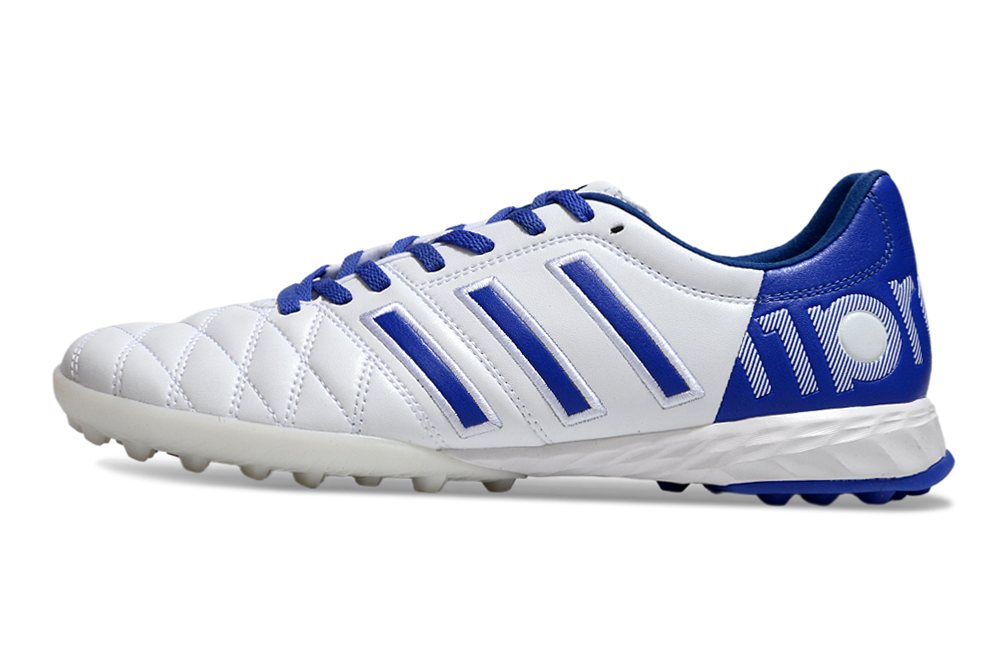 Chuteira Society Adidas adiPURE 11 Pro X PD25 Trx FG - Branca e Azul