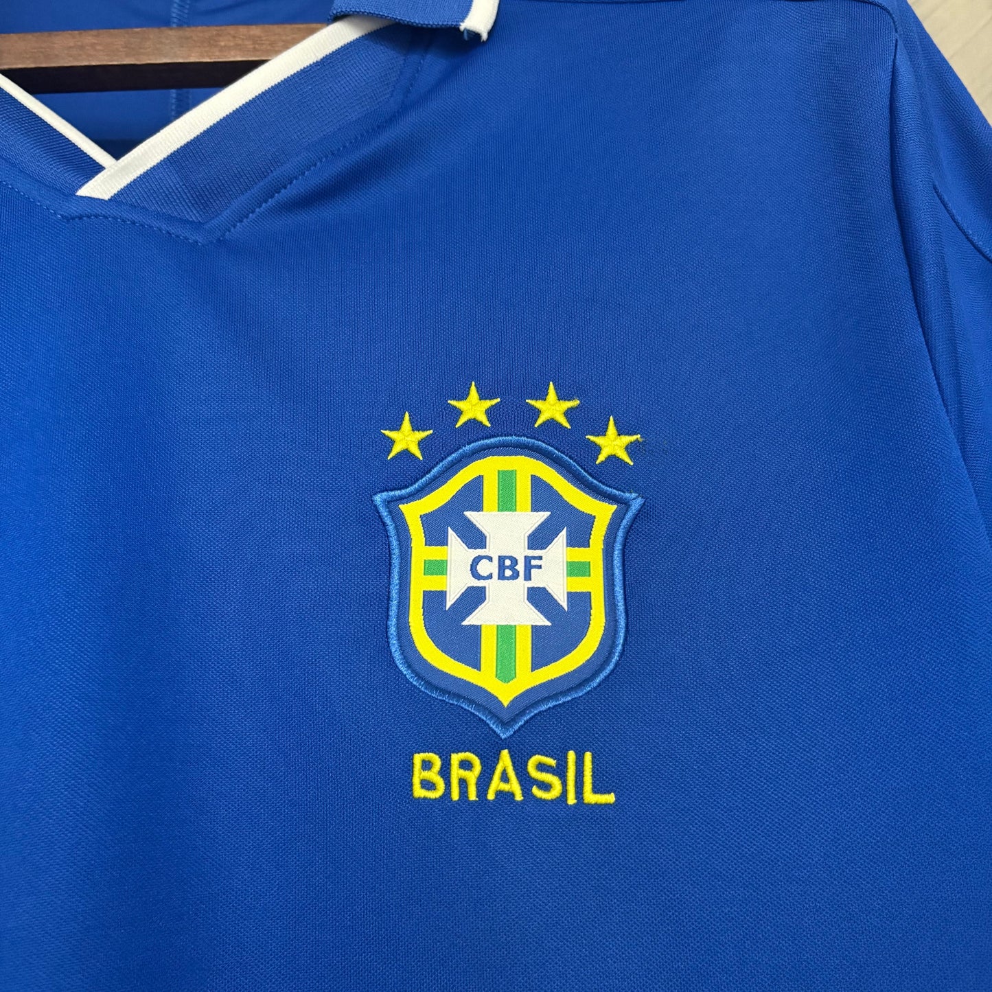 Brasil Away 1997 Retrô Nike - Azul