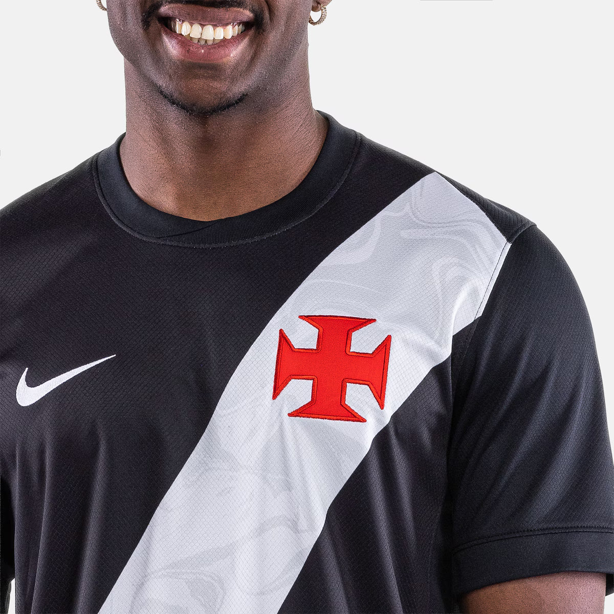 Vasco da Gama Home 26/27 Torcedor Nike Masculino - Preto