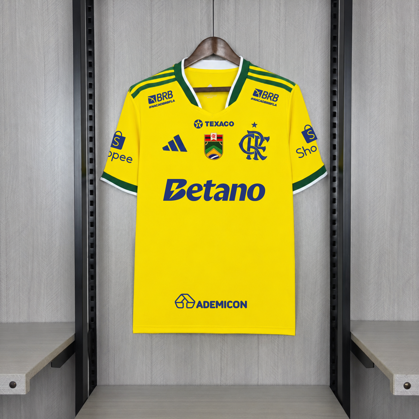 Flamengo Edição Especial Brasil 26/27 Torcedor Com PatrocĆnios Adidas Masculino - Amarela