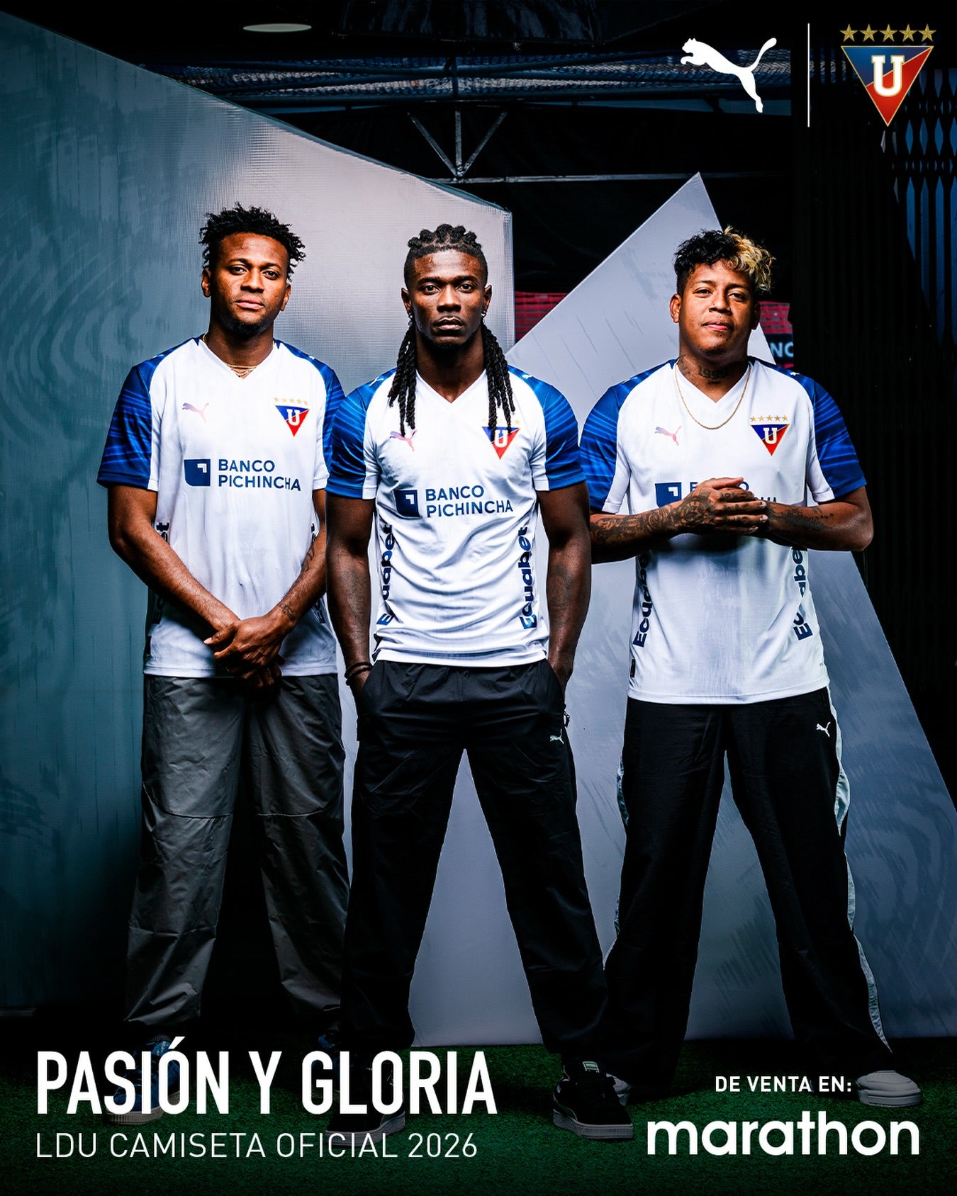 LDU Home 26/27 Torcedor Puma - Branca