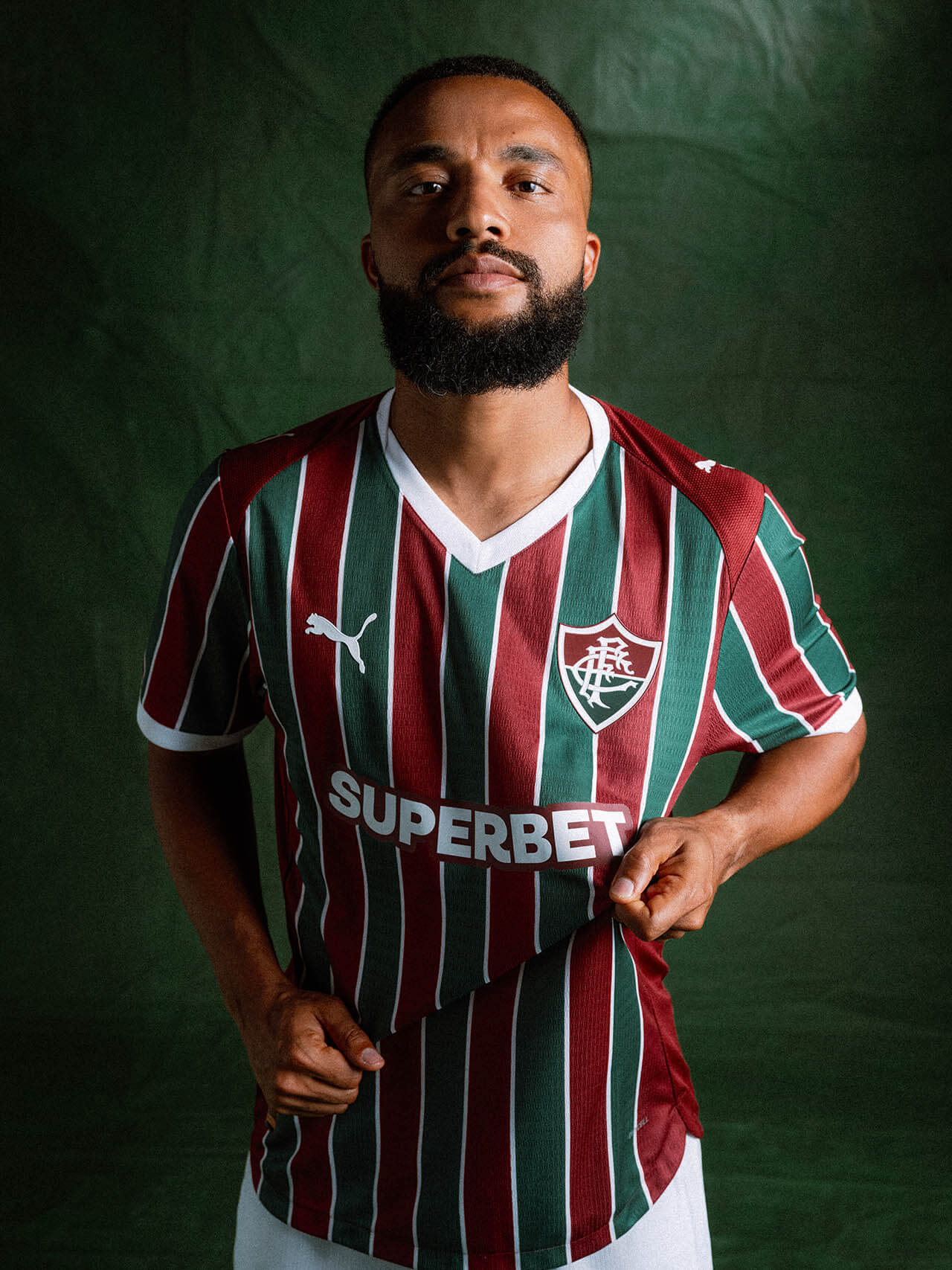 Fluminense Home 26/27 Jogador Puma Masculino - Tricolor