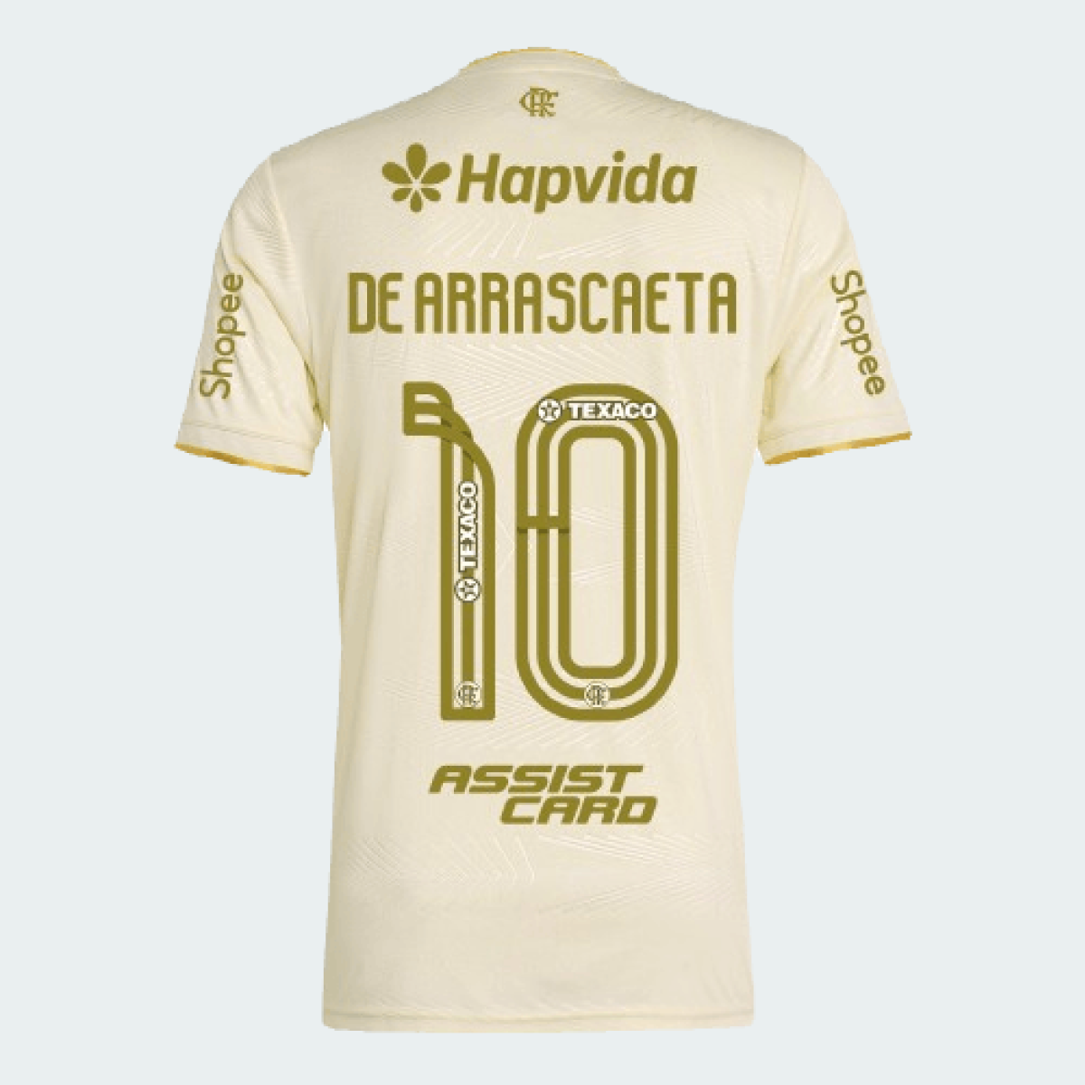 Flamengo Third 25/26 Torcedor Com Patrocínios Adidas Masculino - Bege