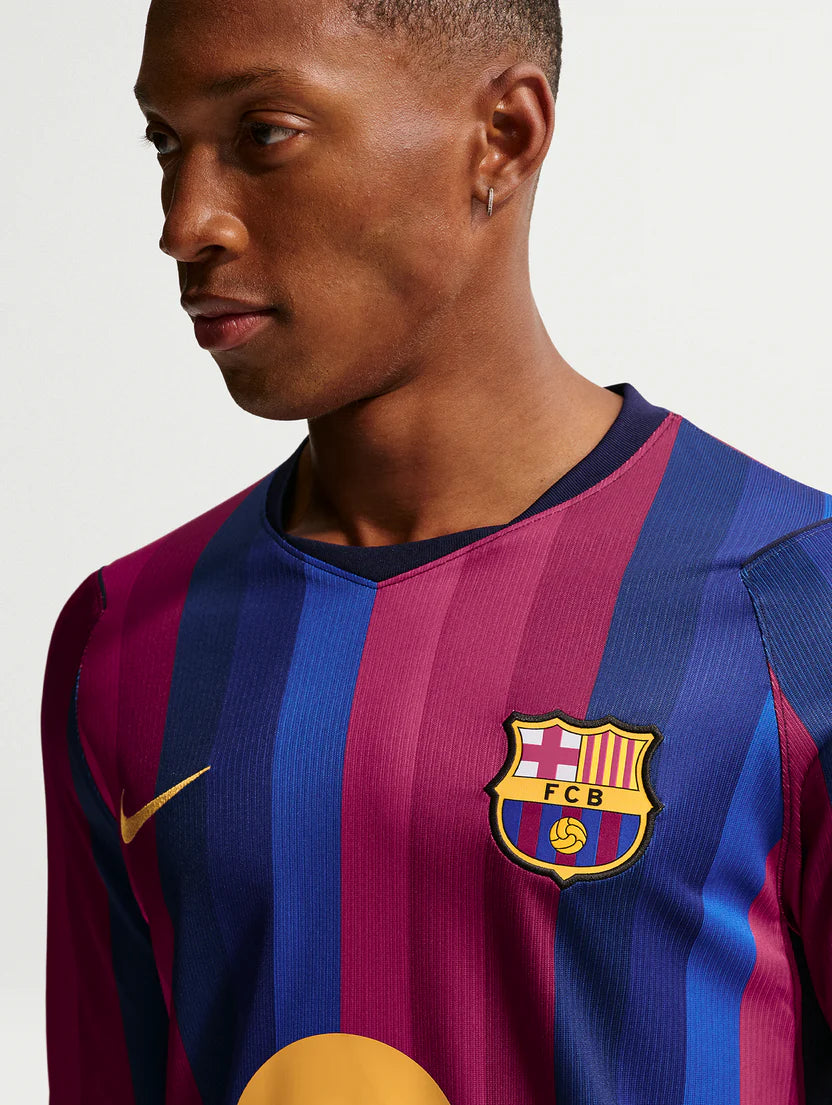 Barcelona Home Manga Longa 26/27 Torcedor Nike - Grená