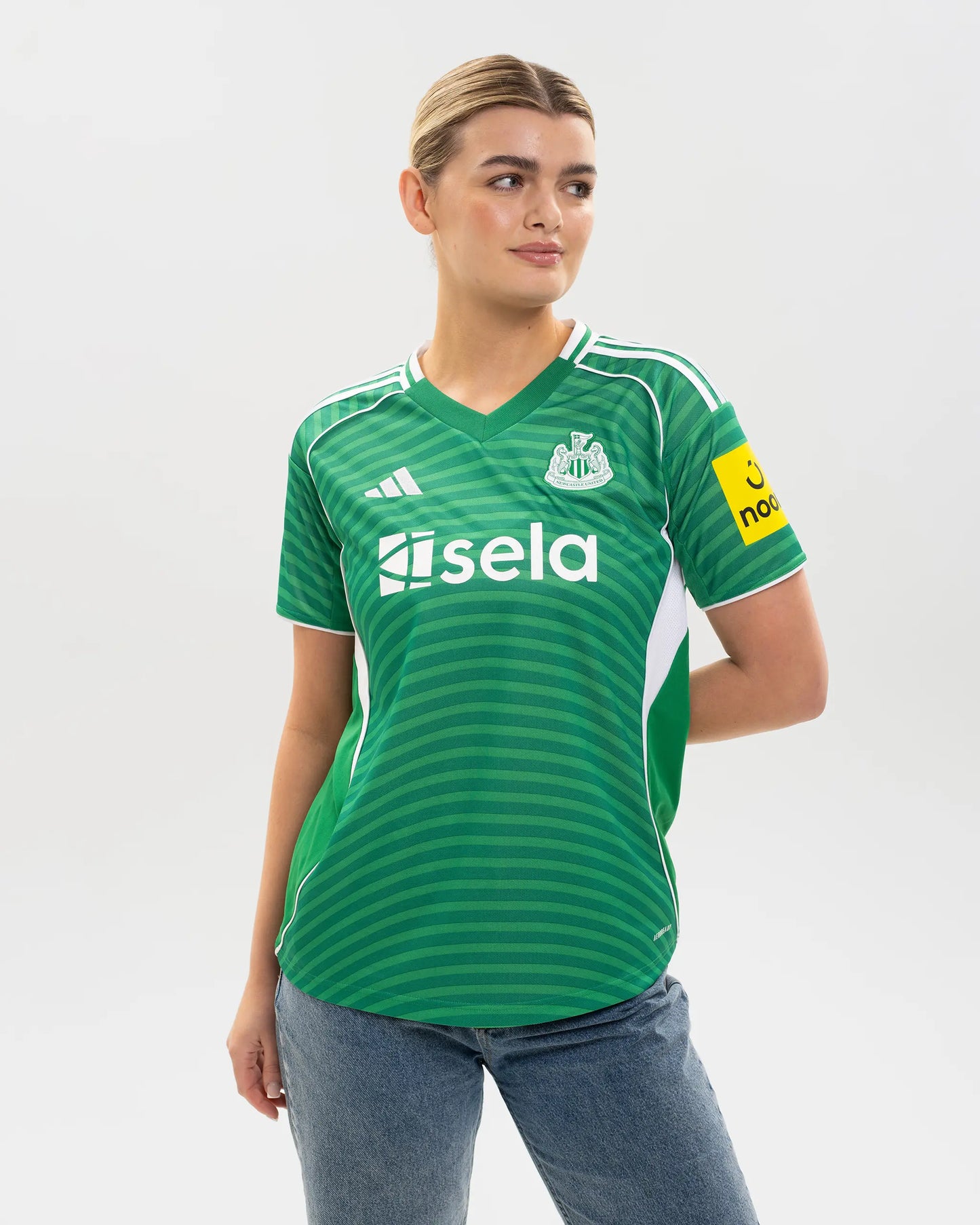 Newcastle Away 25/26 Feminino Adidas - Verde