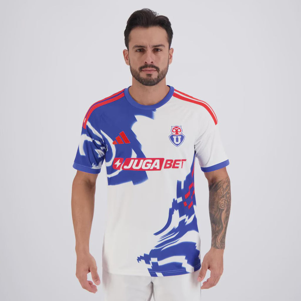 Universidad de Chile Away 26/27 Torcedor Adidas - Branca e Azul