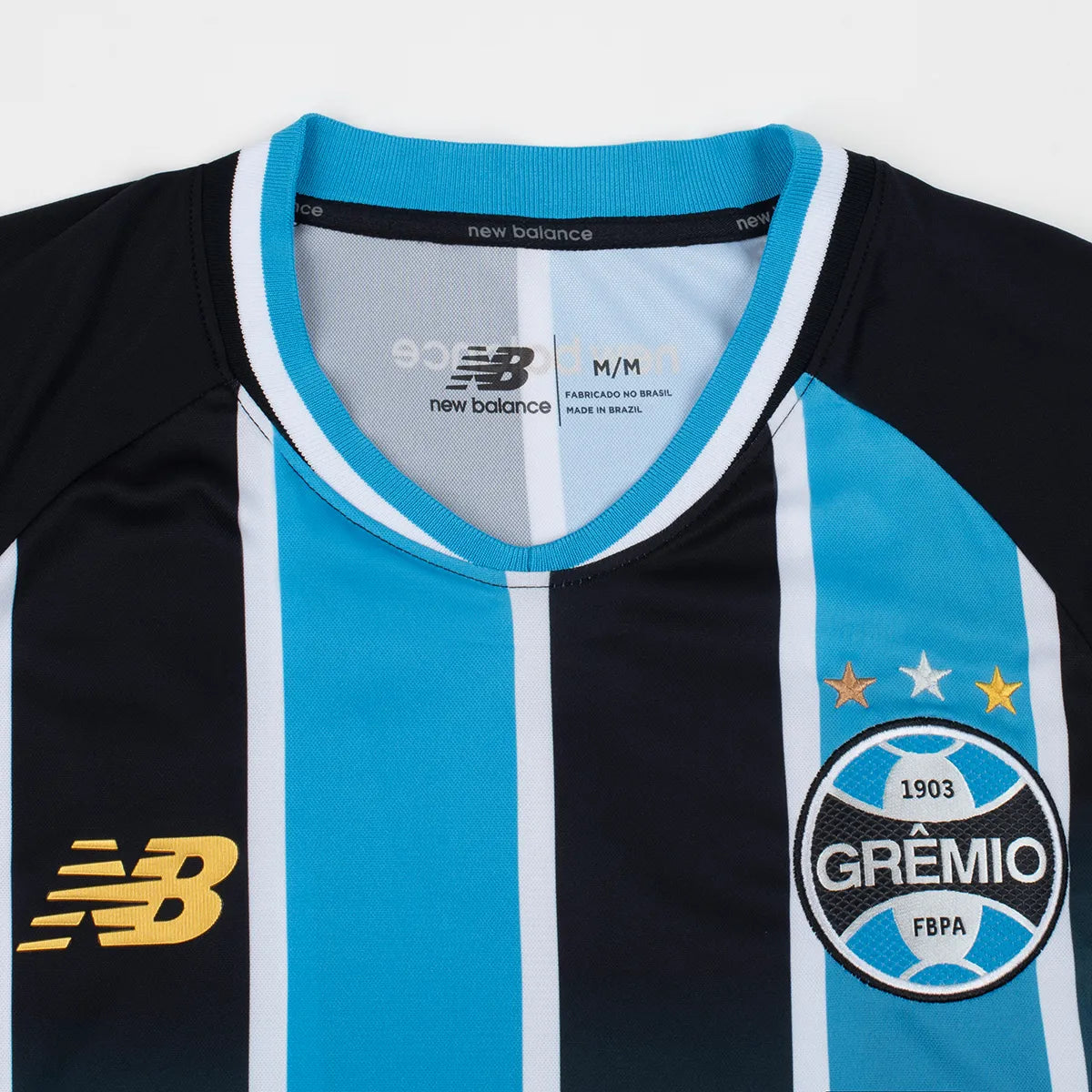 Grêmio Home Manga Longa 26/27 NB Torcedor - Tricolor
