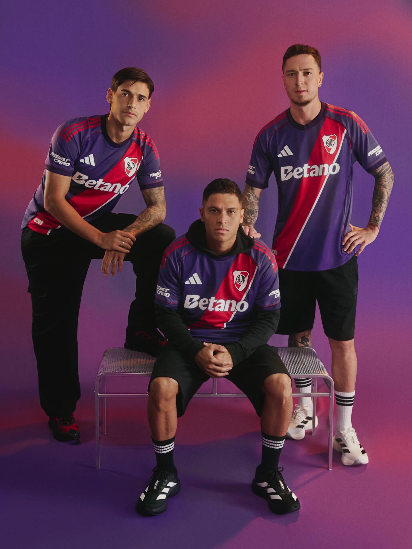 River Plate Third 26/27 Jogador Masculino Adidas - Roxa