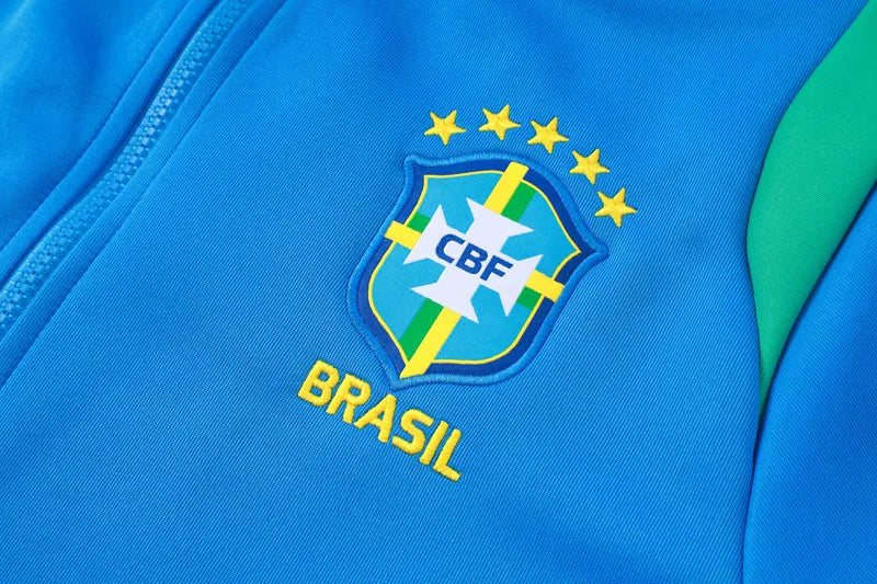Kit Agasalho + Calça Brasil Nike - Azul