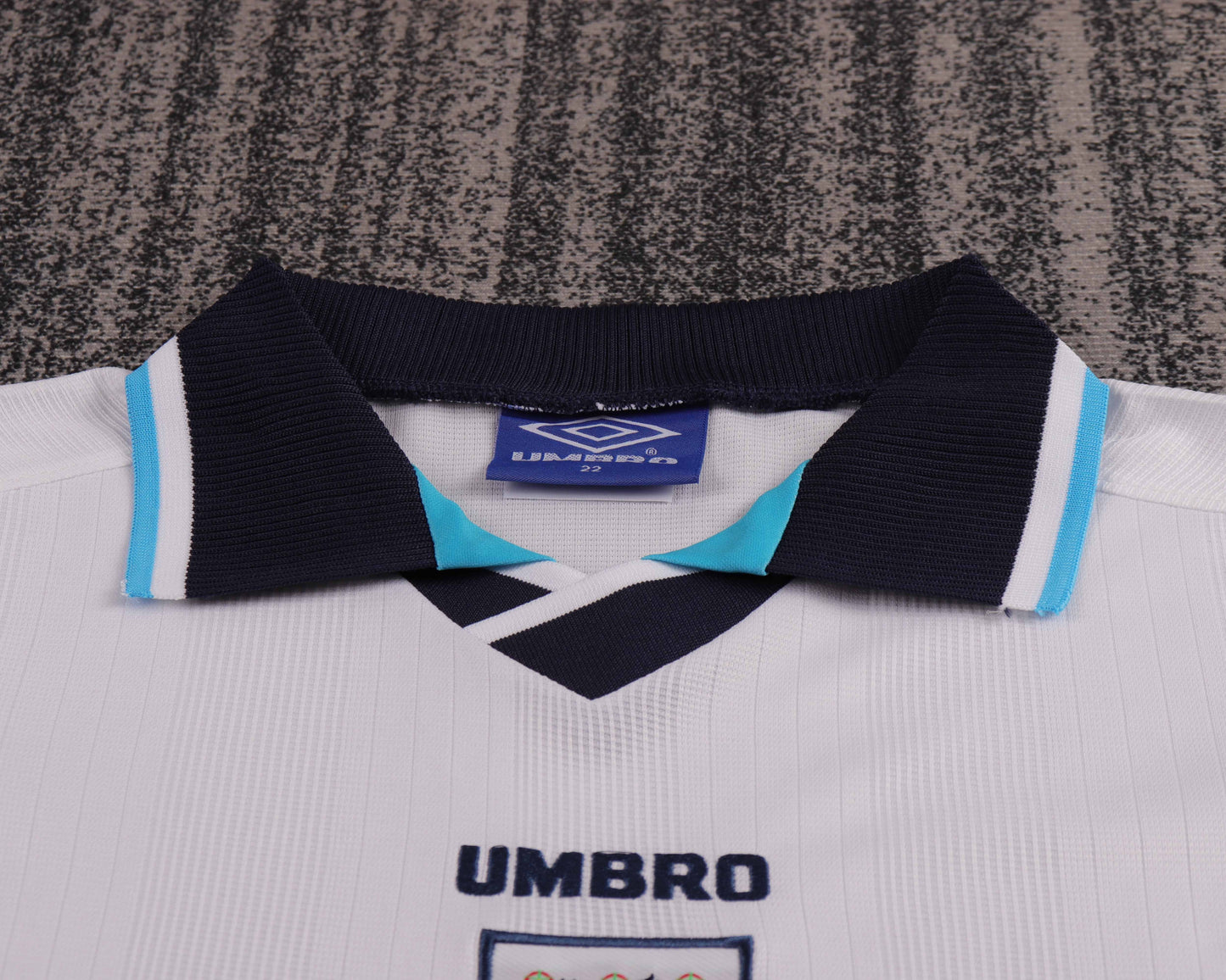 Kit Infantil Inglaterra Home Retro 1996 - Branca