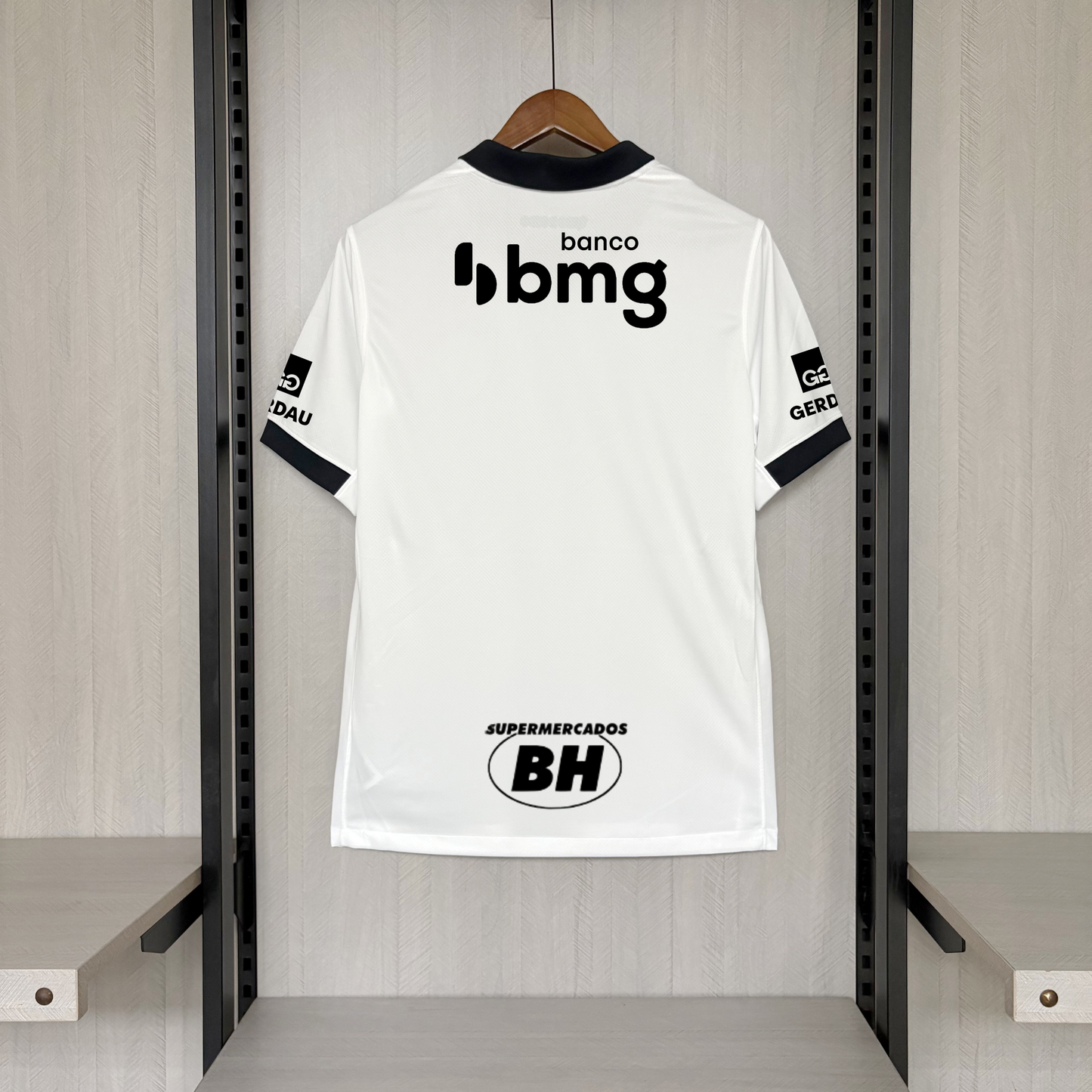 Atletico Mineiro Away 26/27 Torcedor Com Patrocínios Nike - Branca