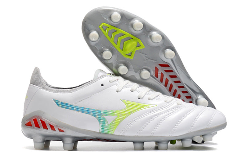 Chuteira Society Mizuno Morelia Neo 3 Japan FG - Tricolor
