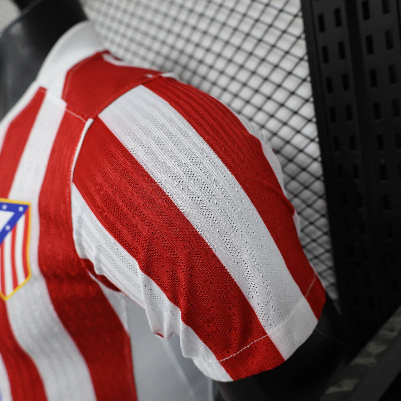 Atletico de Madrid Home 25/26 Jogador Nike - Branco e Vermelho