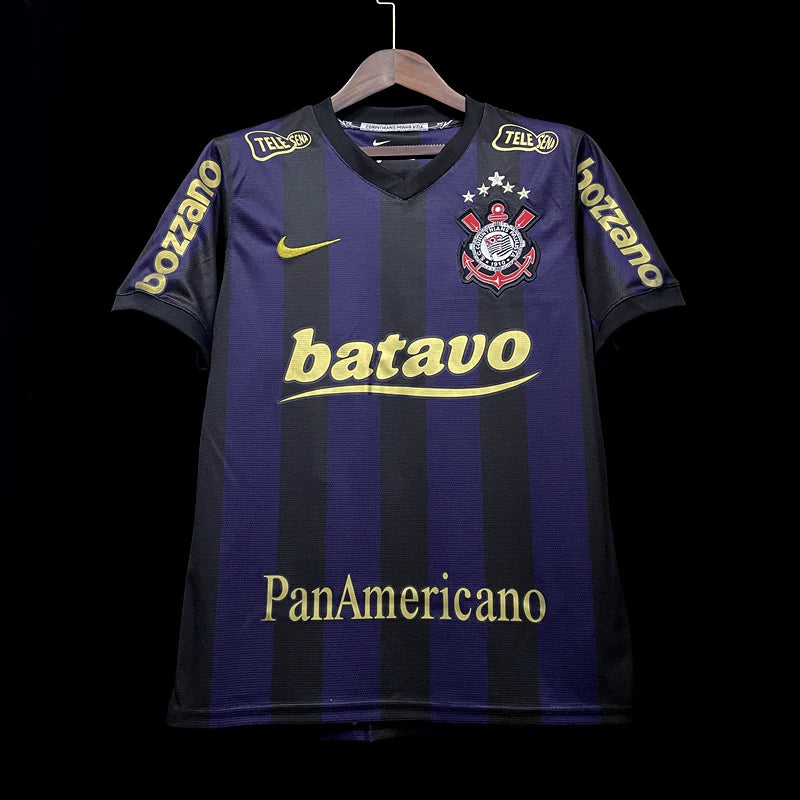 Corinthians Retrô Away 2009/10 Masculino Nike - Roxa e Preto