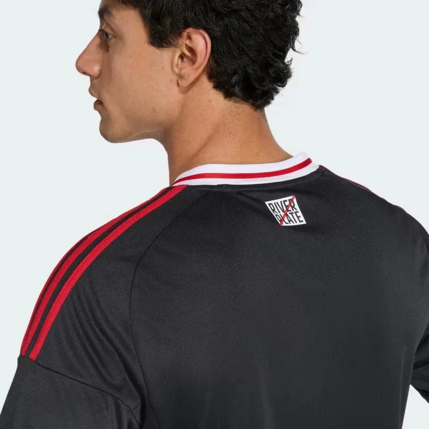River Plate Away 25/26 Torcedor Adidas - Vermelho e Preto