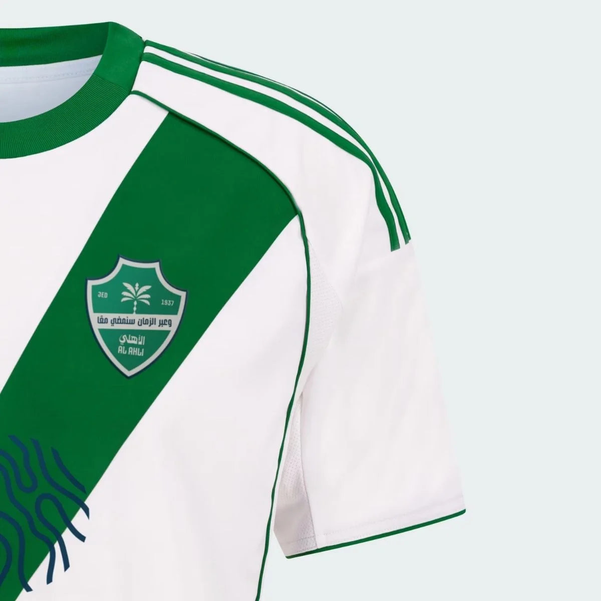 Al Ahli Home 25/26 Torcedor Adidas - Branca e Verde