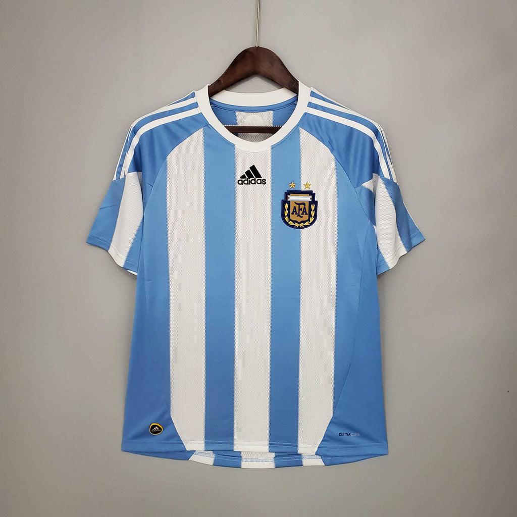 Argentina Home Retrô 2010 Adidas - Azul e Branca