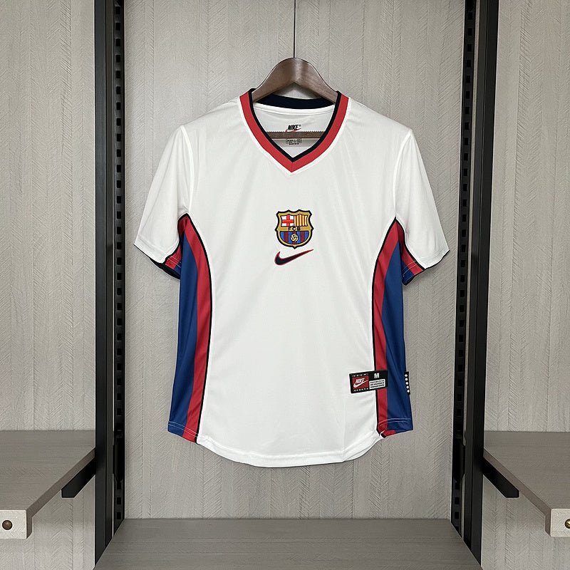 Barcelona Away Retrô 98/99 Nike - Branca