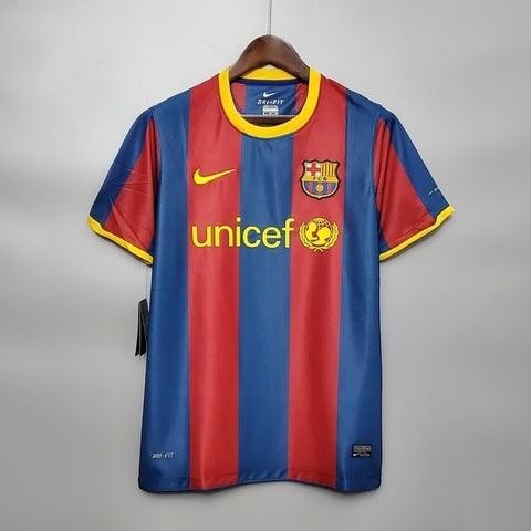 Barcelona Home Retrô 10/11 Nike - Grená