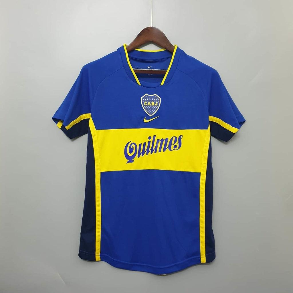 Boca Juniors Home Retrô 2001 Nike - Azul e Amarela